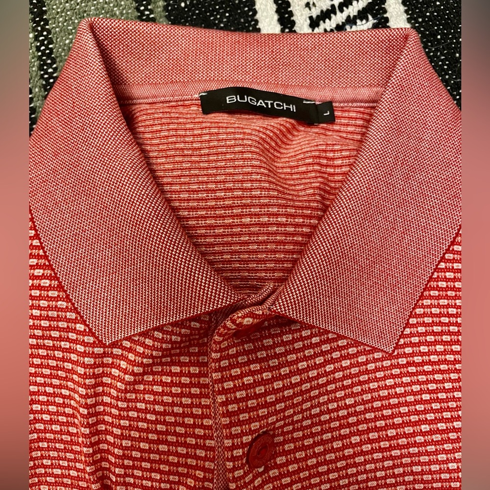 Bugatchi polo shirt size Large